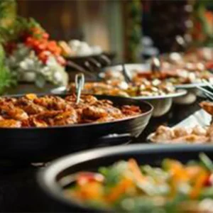 15% korting op de totale rekening “all you can eat” formule